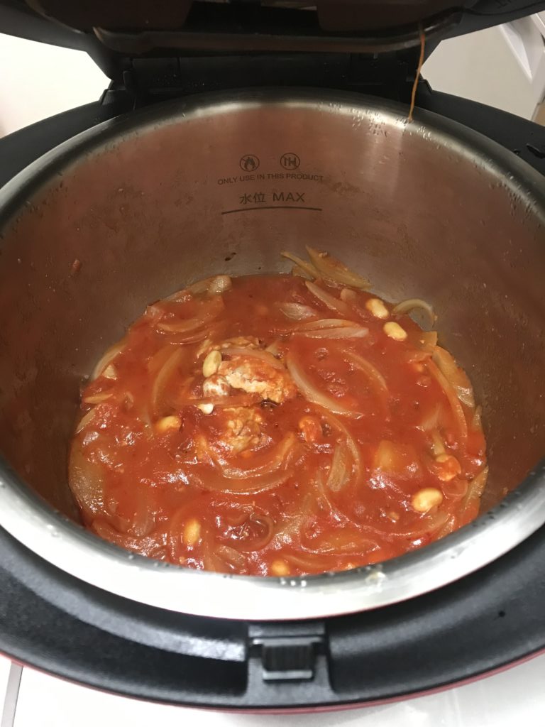 ホットクック で豚肉のトマト煮