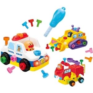 2歳の知育玩具のおすすめ アンパンマンくみたてDIYねじねじチェンジ